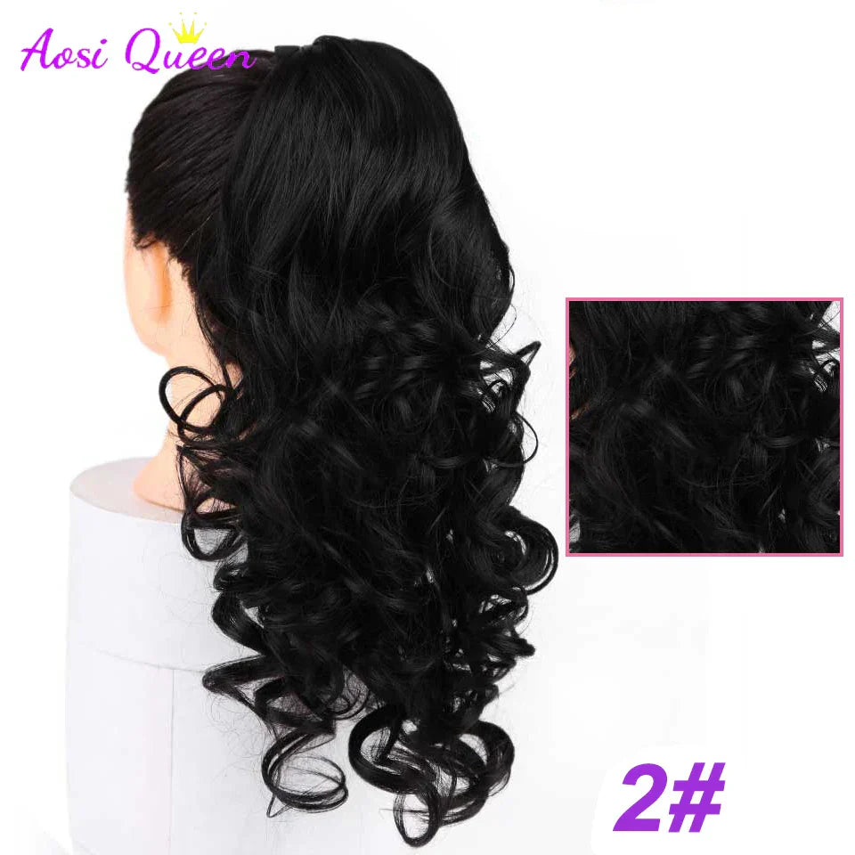 AS Synthetic Retro Ponytail with Comb Europen Princess