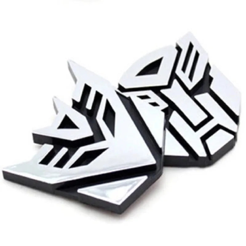 Car 3D Car Stickers Transformer Badge Decepticon Emblem