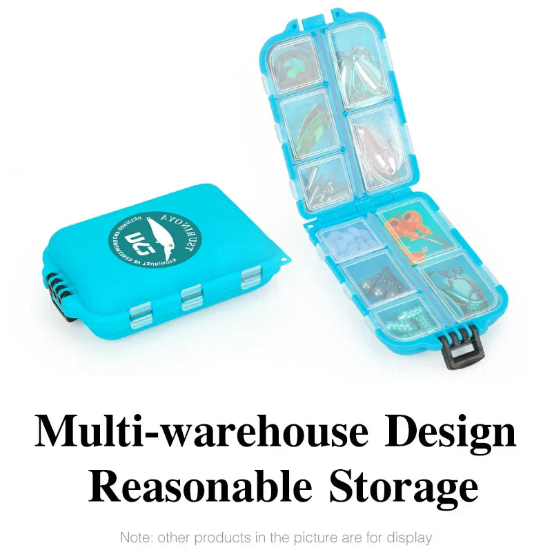 TSURINOYA 10 Compartments Fishing Tackle Boxes Lure Hooks