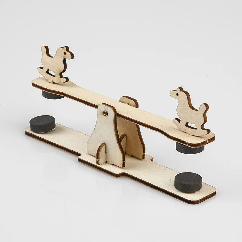STEM Kits Wooden Toys for Children Robot Science