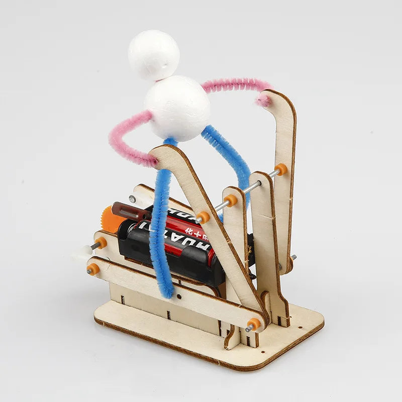 STEM Kits Wooden Toys for Children Robot Science