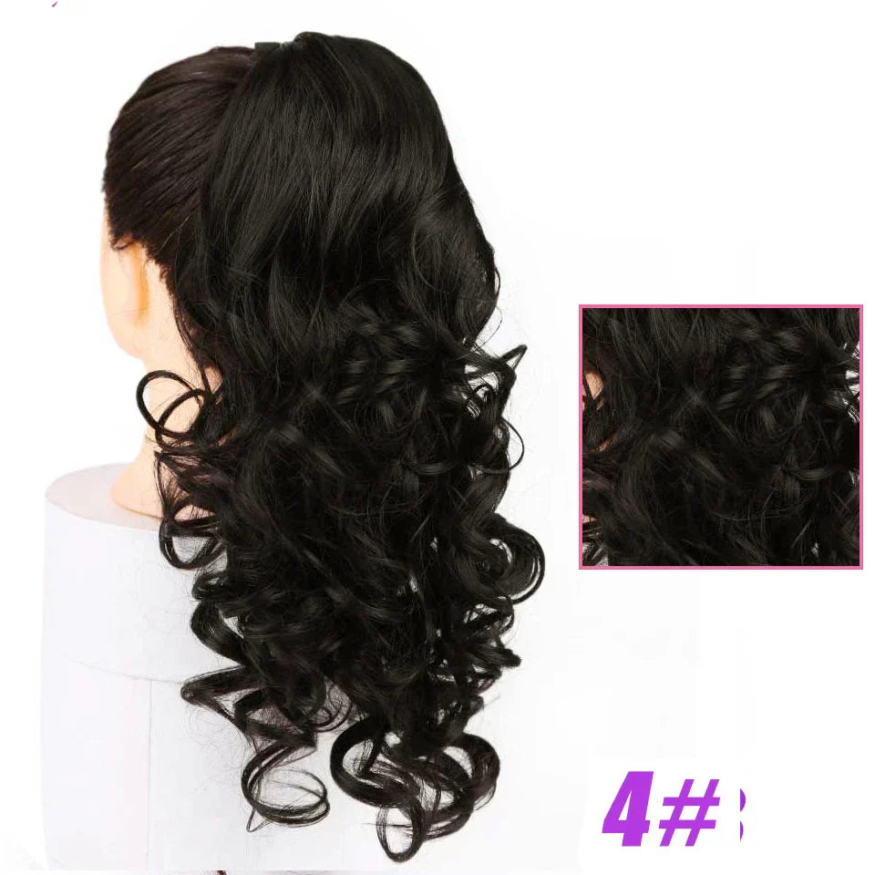 AS Synthetic Retro Ponytail with Comb Europen Princess