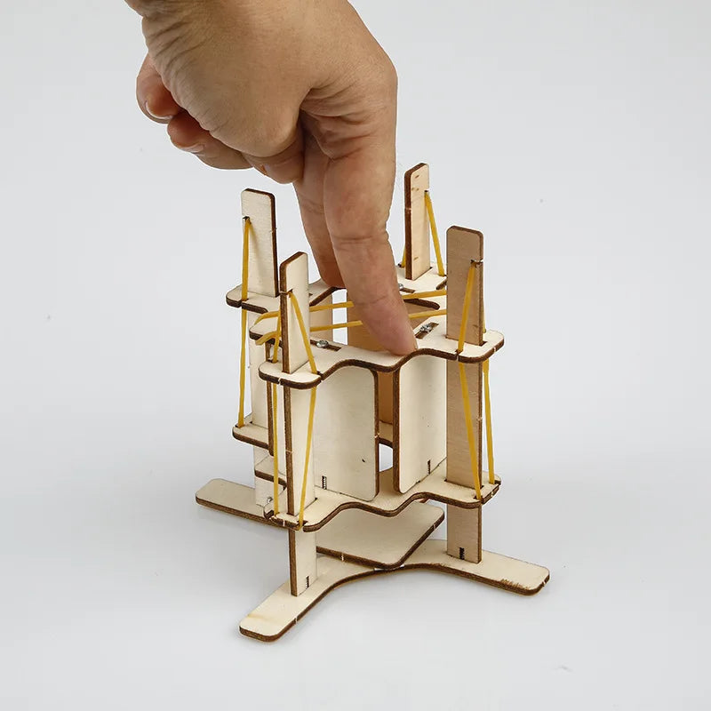 STEM Kits Wooden Toys for Children Robot Science