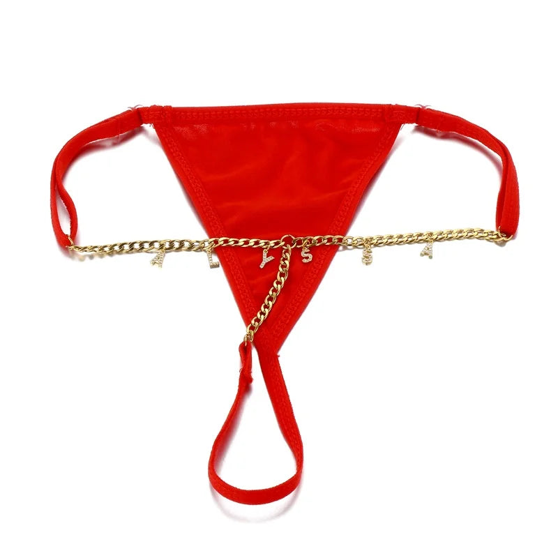 Summer Sexy Body Chain Jewelry Personalized Name Belly