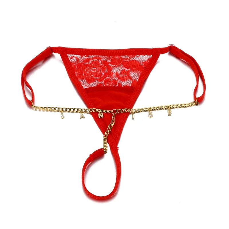 Summer Sexy Body Chain Jewelry Personalized Name Belly