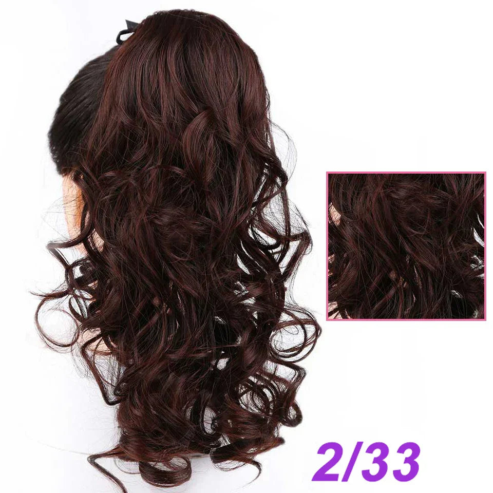 AS Synthetic Retro Ponytail with Comb Europen Princess