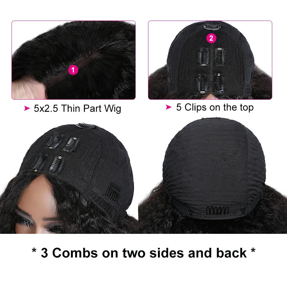 UNice Hair V Part Wig I-Part Wig Human