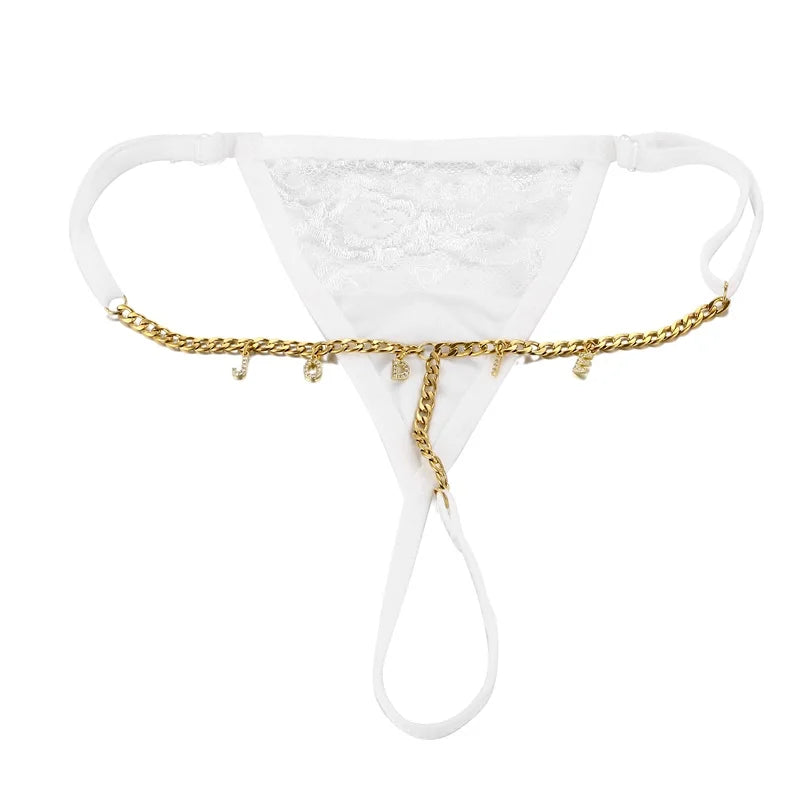 Summer Sexy Body Chain Jewelry Personalized Name Belly
