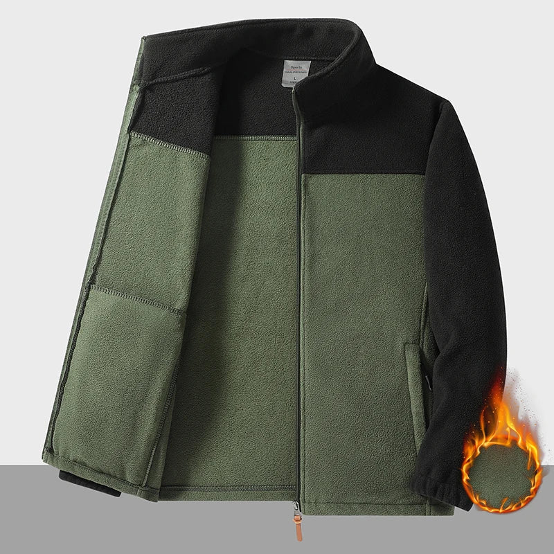 US Men's Tactical Outdoor Polar Fleece Jacket Hunting