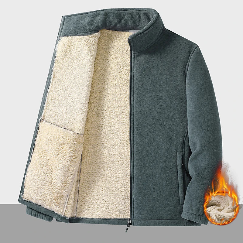 US Men's Tactical Outdoor Polar Fleece Jacket Hunting