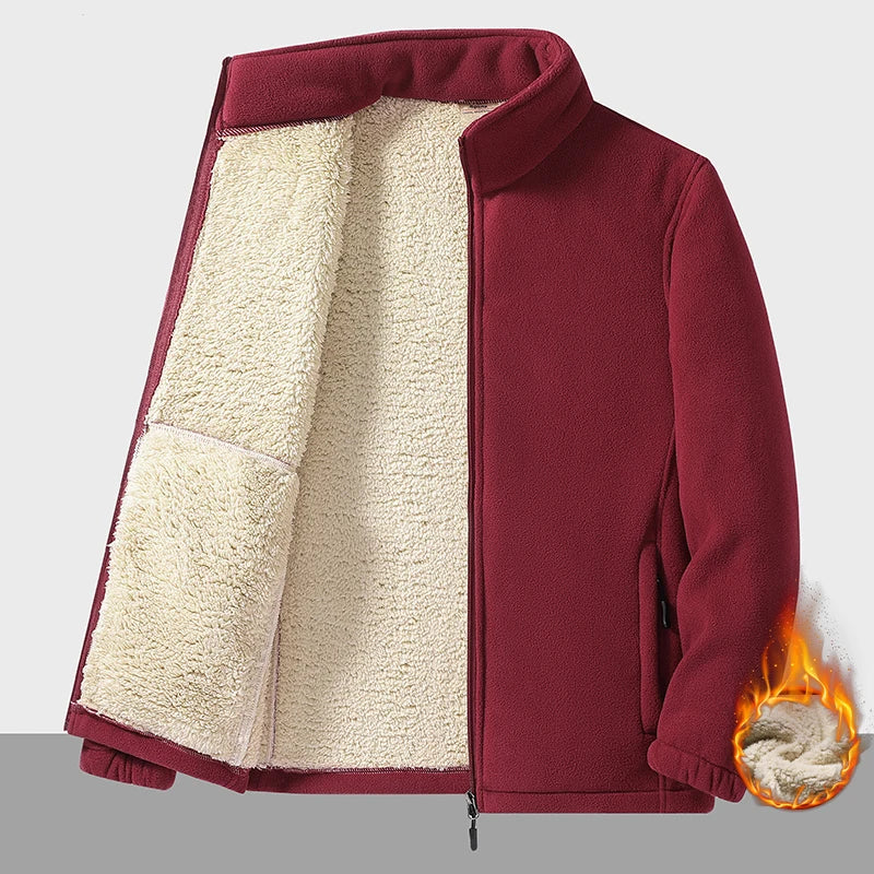 US Men's Tactical Outdoor Polar Fleece Jacket Hunting