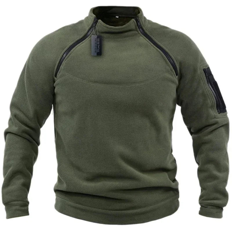 US Men's Tactical Outdoor Polar Fleece Jacket Hunting