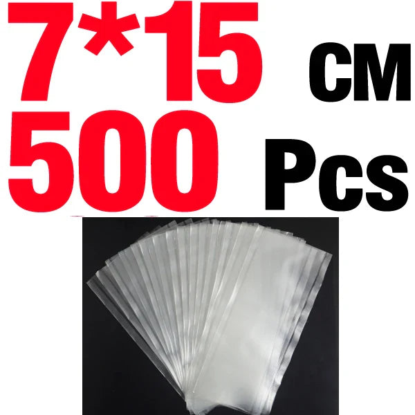 MNFT 500Pcs/lot 7*15cm PVA Water Soluble Bags For