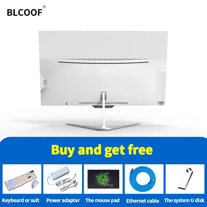 Gaming PC 24 Inch All In One PC Intel Core i5/i7 12 Generation Computer DDR4 Complete Desktop Full Set Windows 10 Monoblock PC