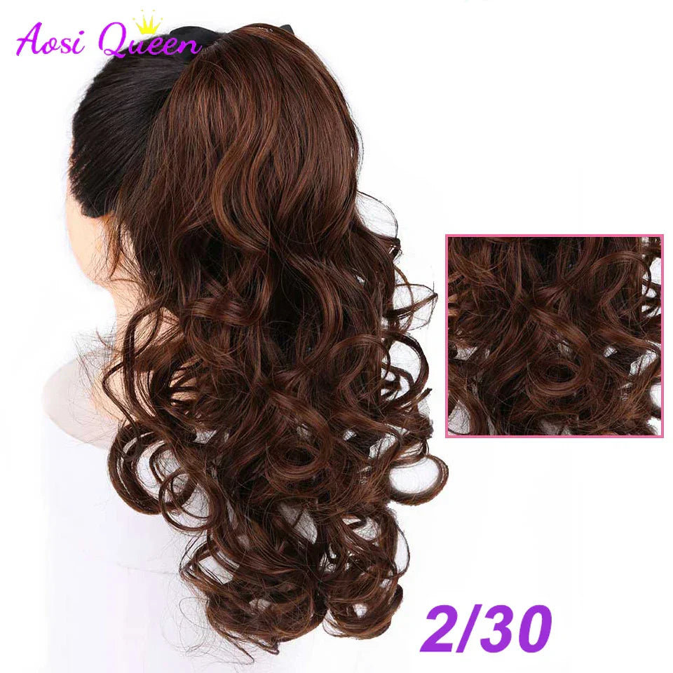 AS Synthetic Retro Ponytail with Comb Europen Princess