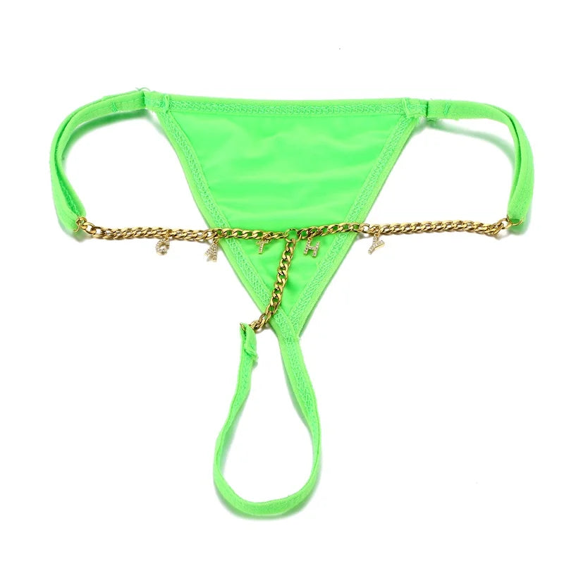 Summer Sexy Body Chain Jewelry Personalized Name Belly