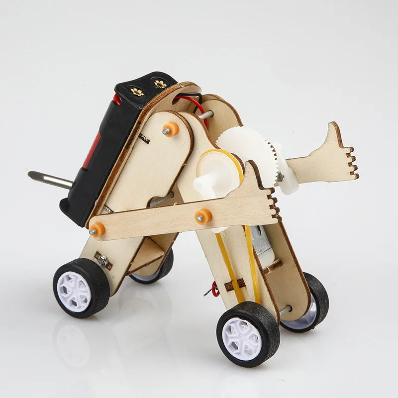STEM Kits Wooden Toys for Children Robot Science