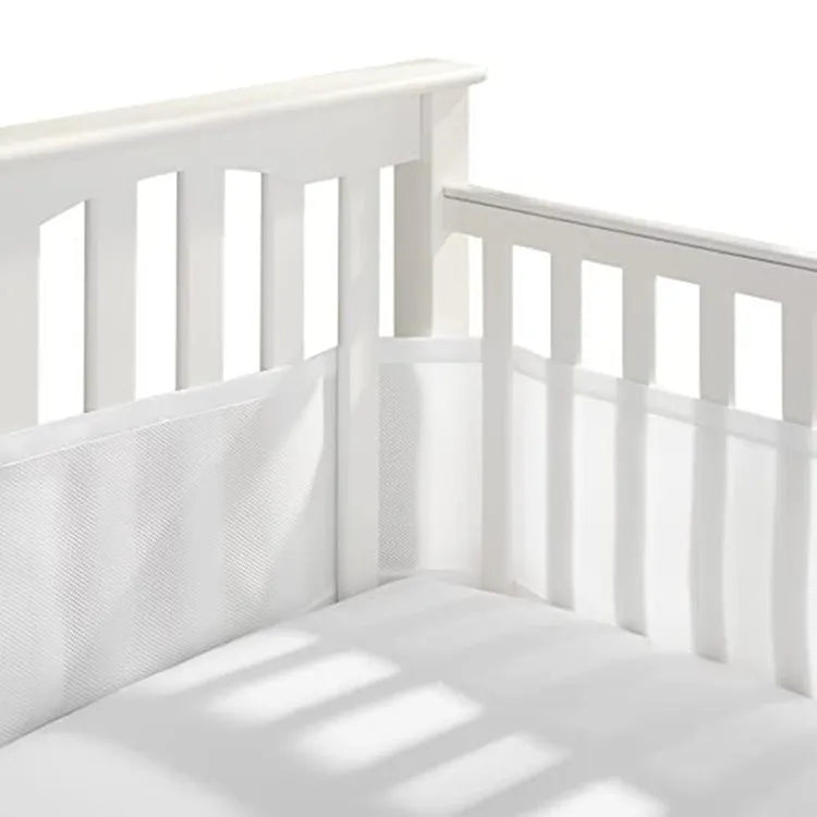 Universal Mesh Breathable Cot Bumpers Bed Fence Newborn