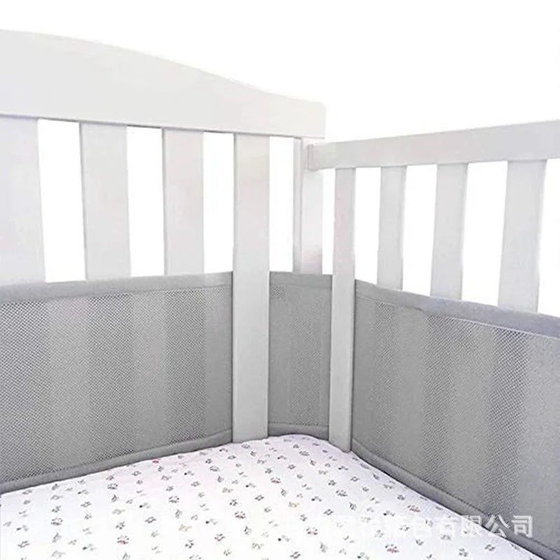 Universal Mesh Breathable Cot Bumpers Bed Fence Newborn