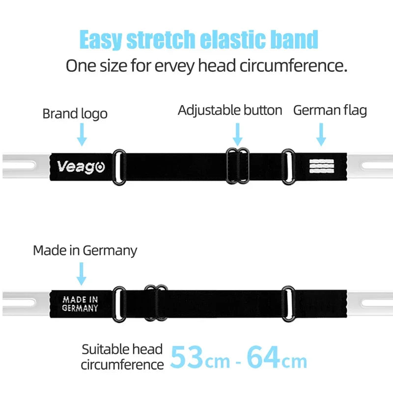 VEAGO Cycling Sweatband Hiking Running Sports Outdoor Safety