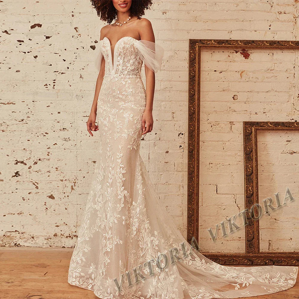 VIKTORIA Modern Mermaid Wedding Dresses For Woman 2023