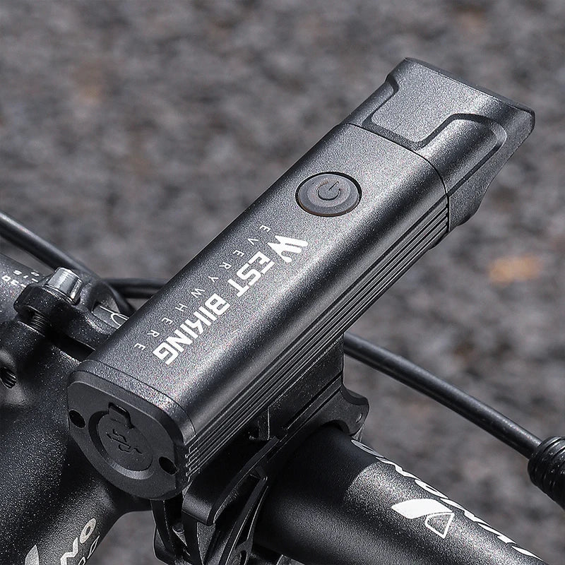 WEST BIKING Anti-Glare Bicycle Headlights IPX6 Waterproof Rechargeable