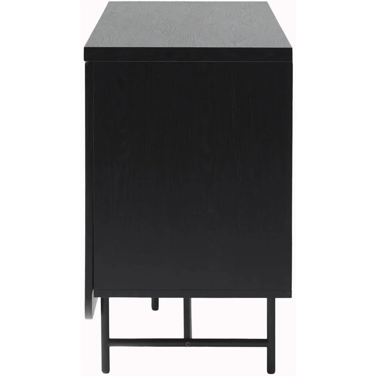 Walker Edison Scandinavian Grooved 4-Door Sideboard 17.75"D X