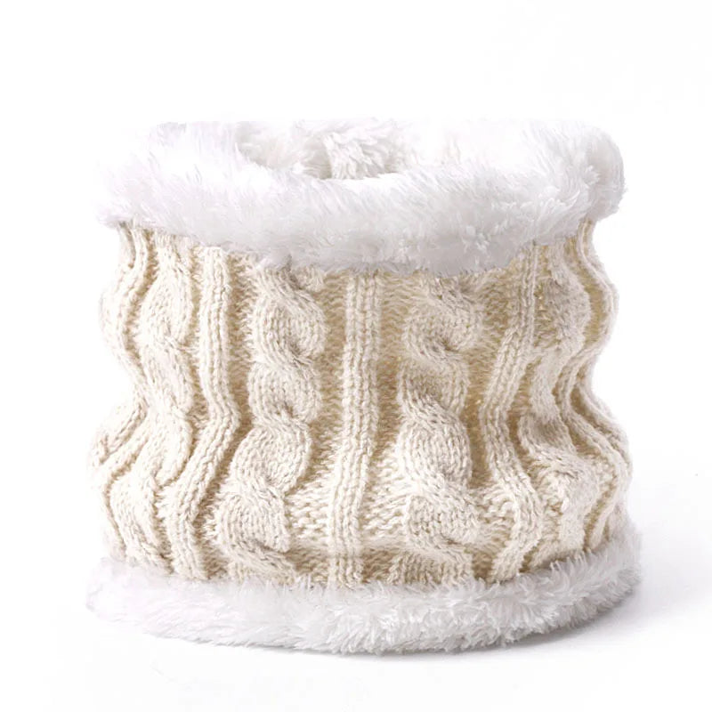 Warm Winter Baby Hats with Scarves for Kids