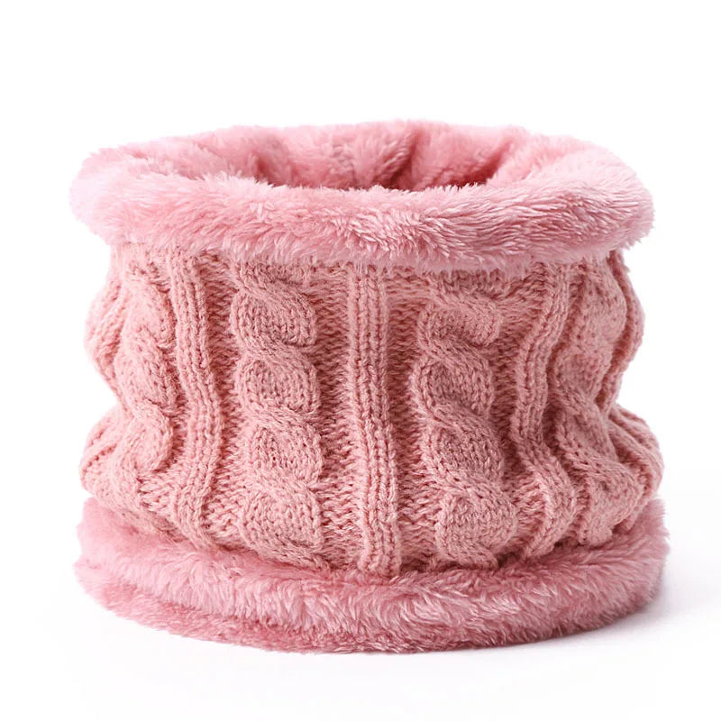 Warm Winter Baby Hats with Scarves for Kids