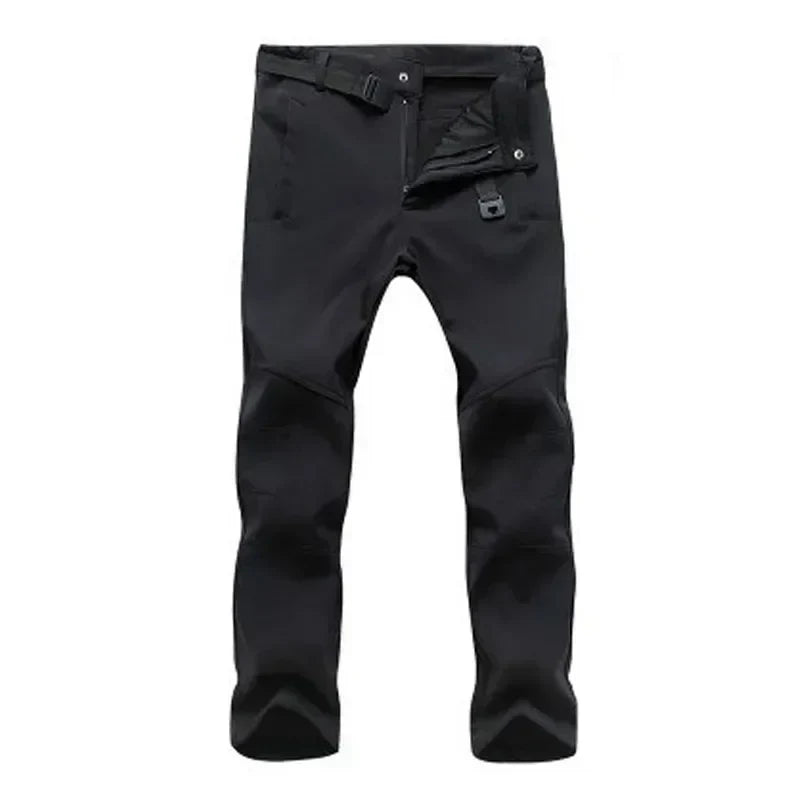 Warm Winter Men Soft Shell Pants Travel Waterproof