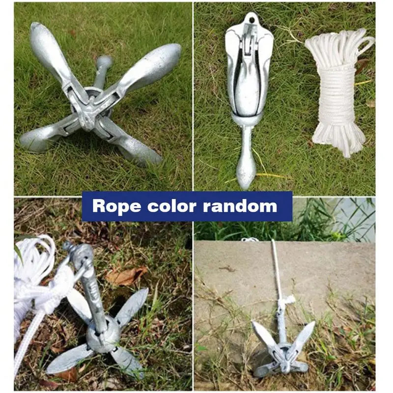 Watercraft Anchor Stainless Steel Folding Universal Dinghy Kayak