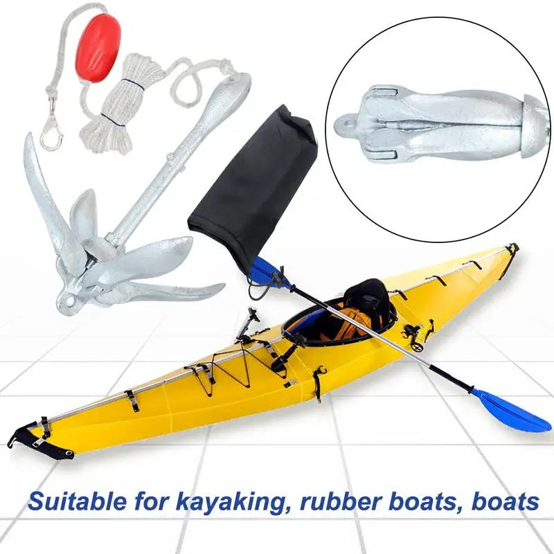 Watercraft Anchor Stainless Steel Folding Universal Dinghy Kayak