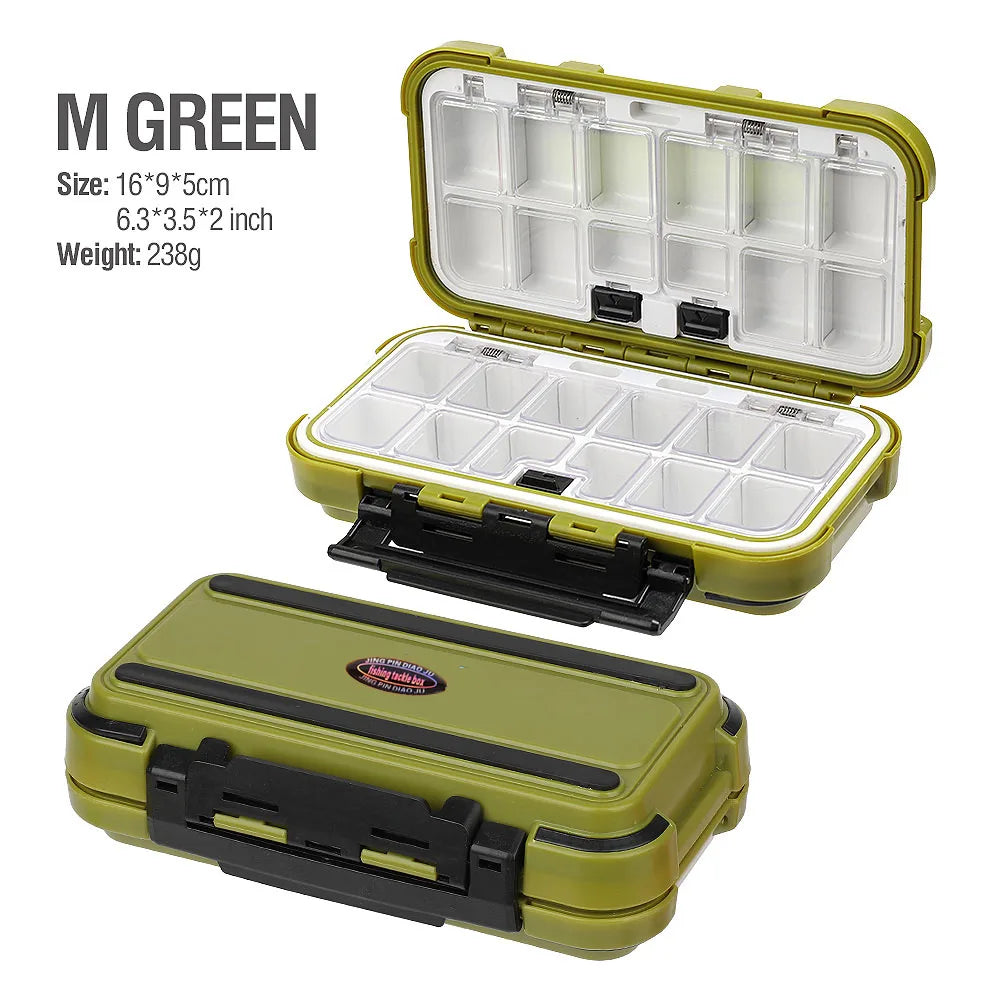 Waterproof Fishing Tackle Box Hooks Lures Accessories Box