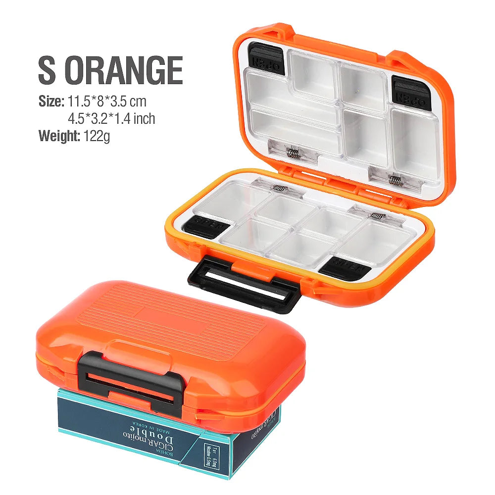 Waterproof Fishing Tackle Box Hooks Lures Accessories Box