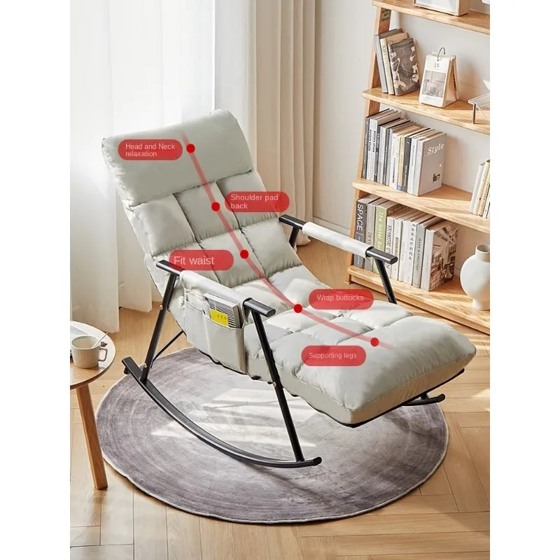 Waterproof and Anti-Fouling Extended Version Rocking Chair for
