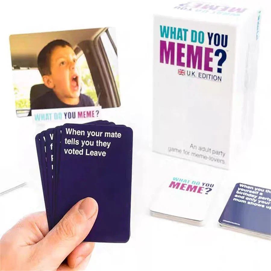 What DO YOU MEME board game card, suitable