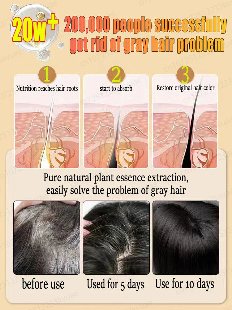 White hair killer, remove gray hair and restore