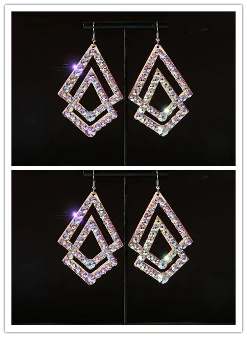 Wholesale Womens Jewelry Stunning Crystal Rhinestone Earrings Sparkling
