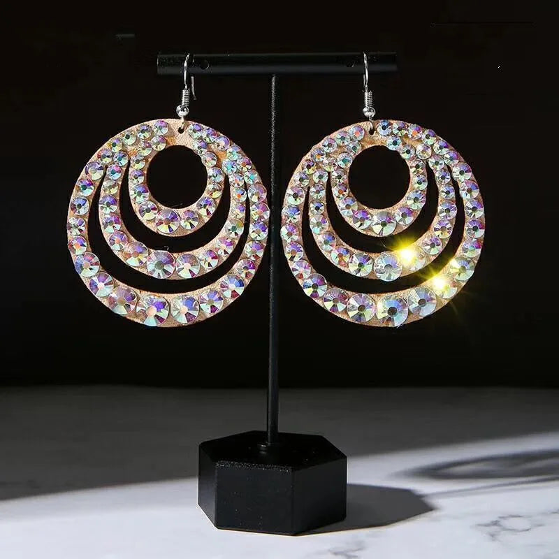 Wholesale Womens Jewelry Stunning Crystal Rhinestone Earrings Sparkling