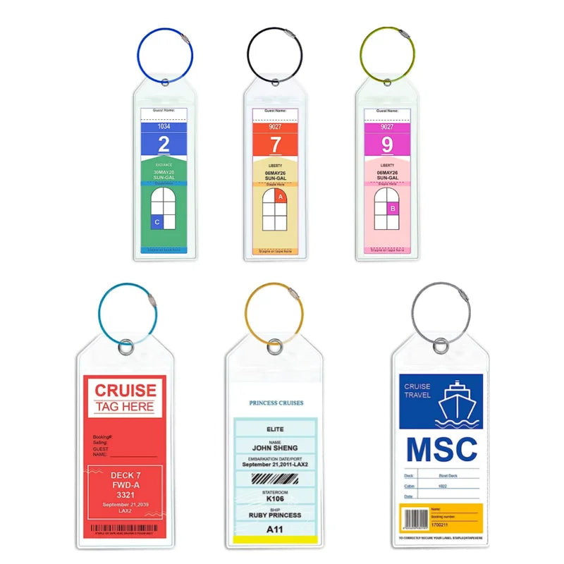 Wide and narrow combination Cruise Tags Luggage Tag