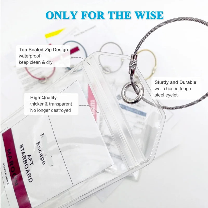Wide and narrow combination Cruise Tags Luggage Tag