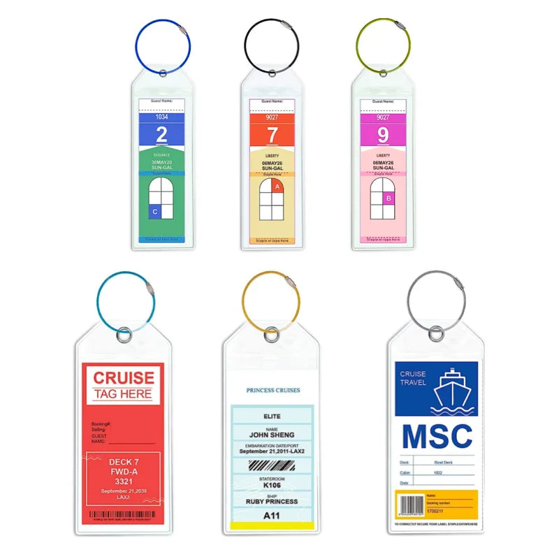 Wide and narrow combination Cruise Tags Luggage Tag