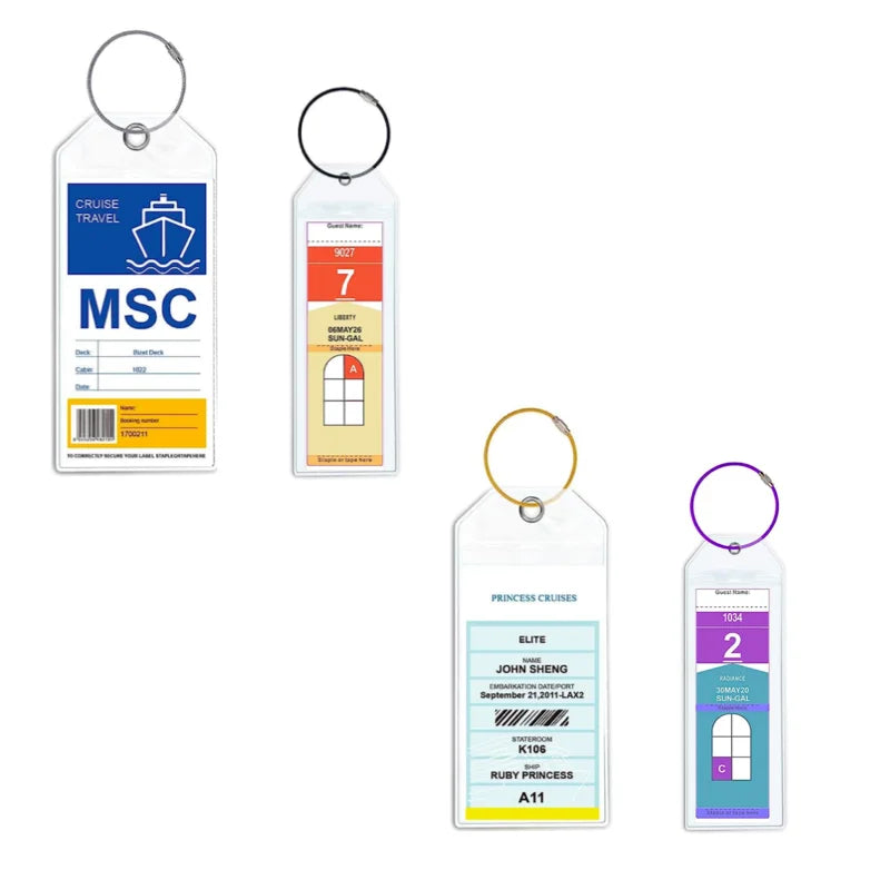 Wide and narrow combination Cruise Tags Luggage Tag