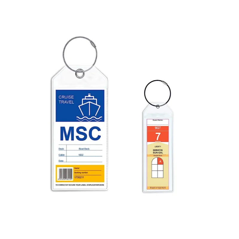 Wide and narrow combination Cruise Tags Luggage Tag
