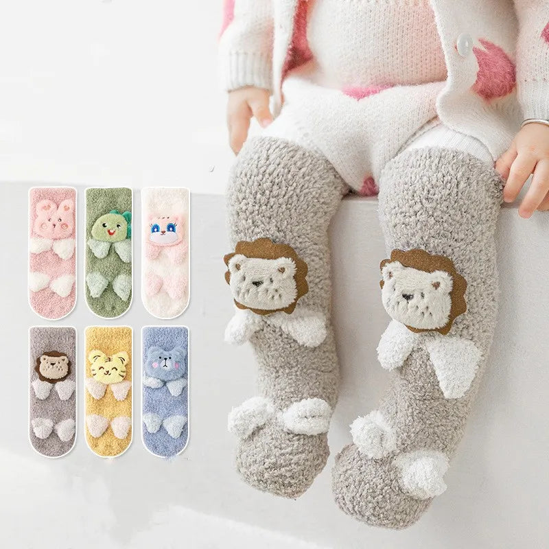 Winter Long Socks Kids Baby Boys Girls Leg