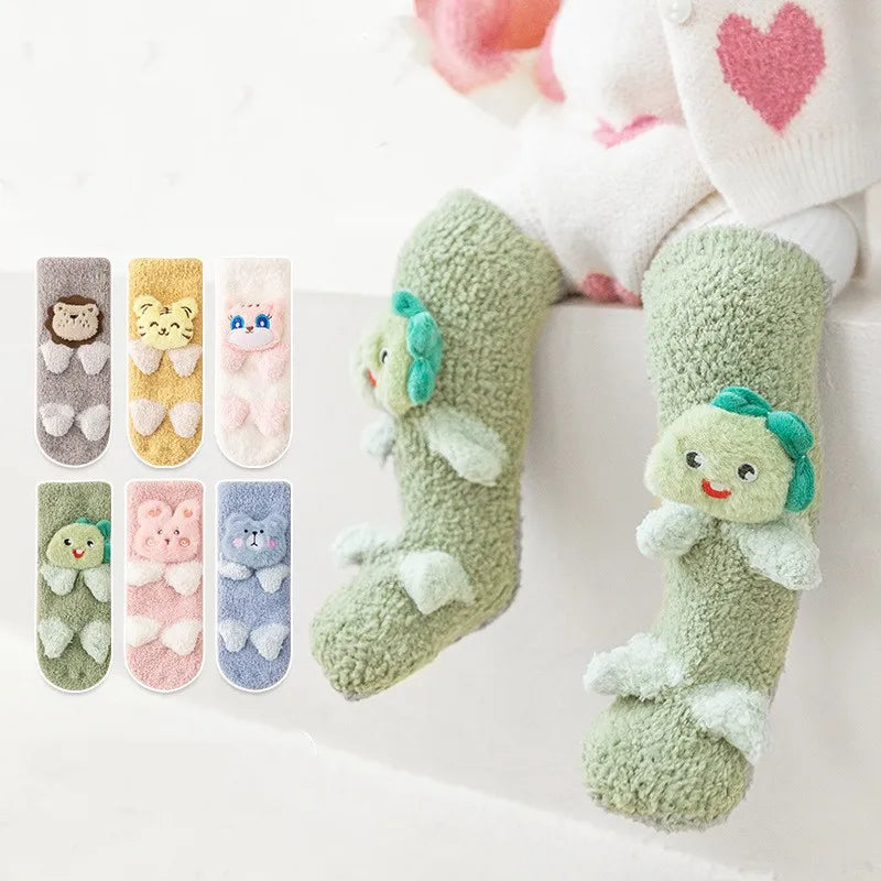Winter Long Socks Kids Baby Boys Girls Leg