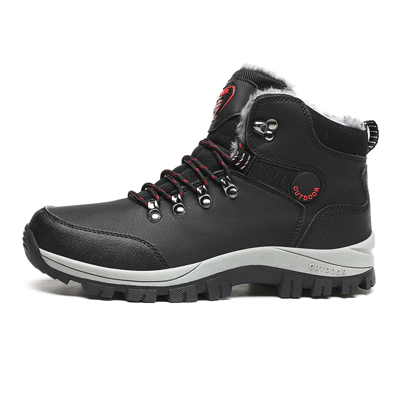 Winter Men Hiking Boots Waterproof Ankle Snow Boots
