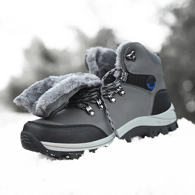 Winter Men Hiking Boots Waterproof Ankle Snow Boots