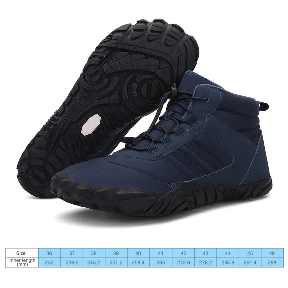 Winter Warm Jogging Sneakers Women Men Rubber Running