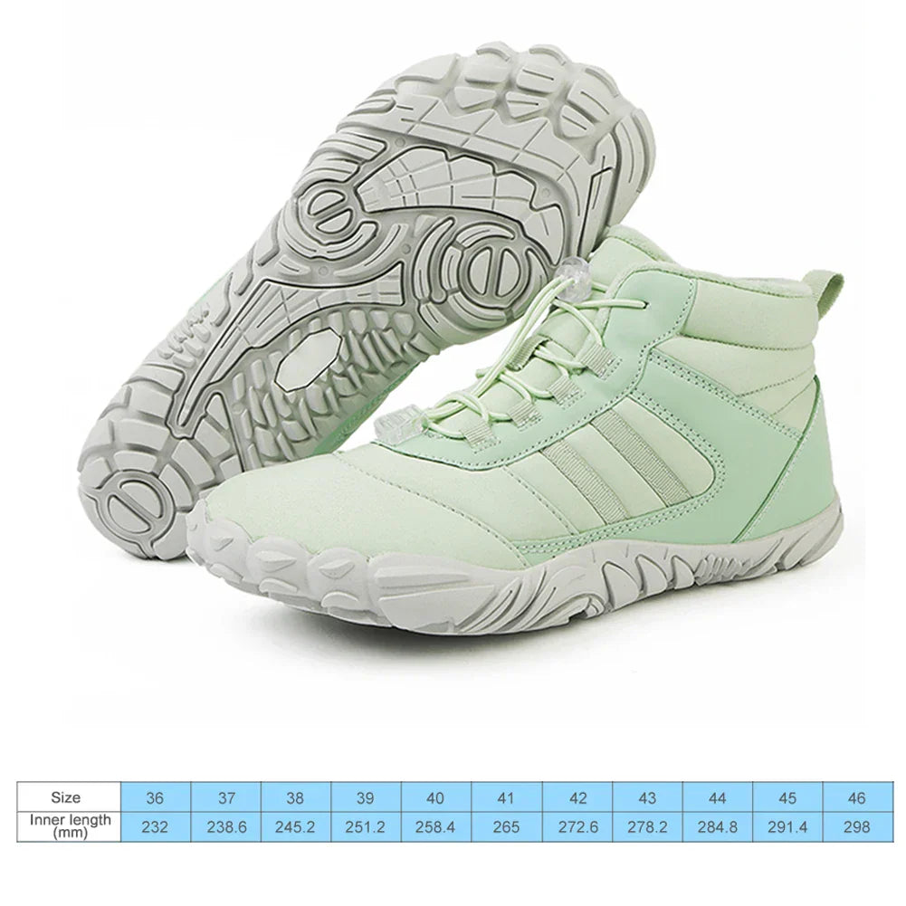 Winter Warm Jogging Sneakers Women Men Rubber Running